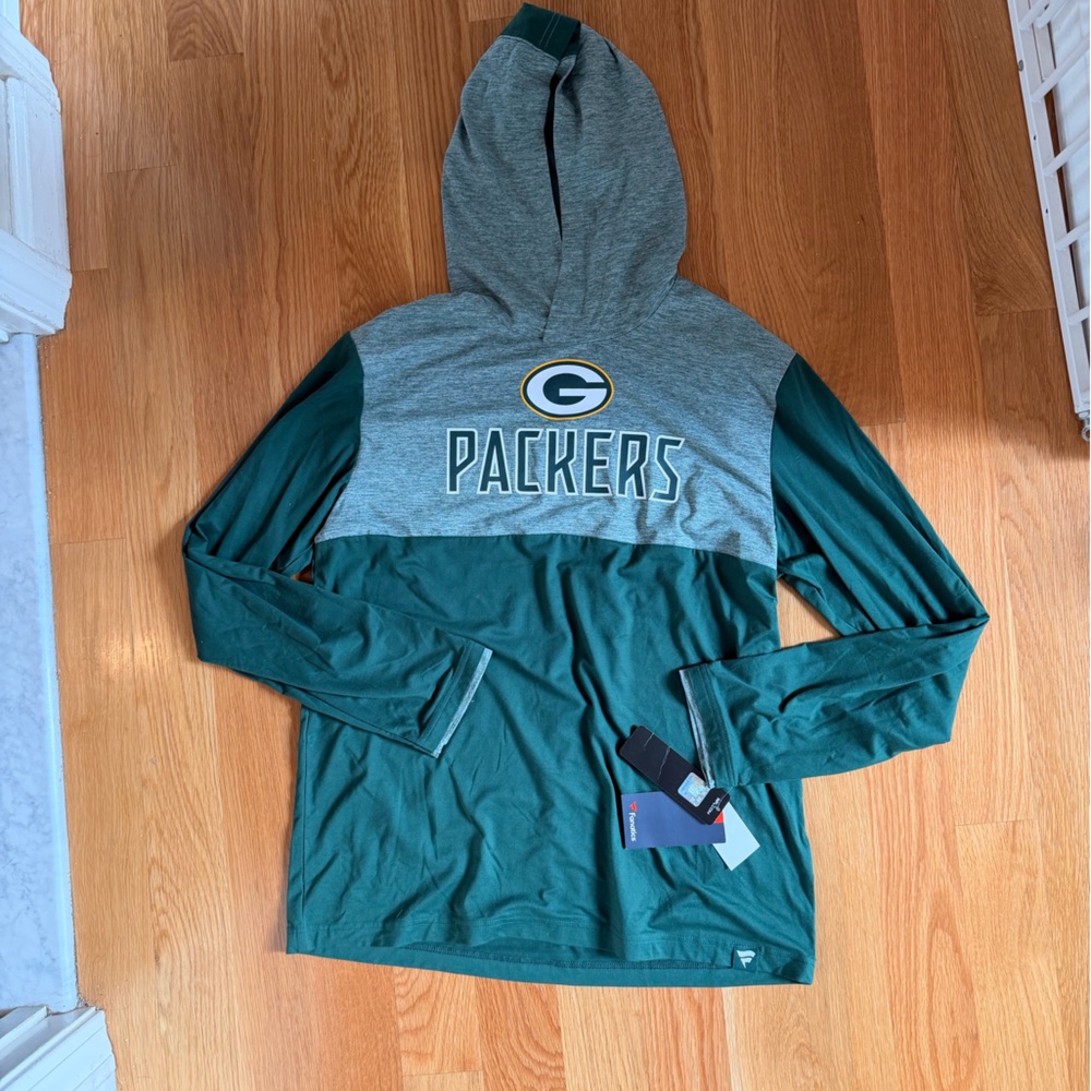 Fanatics Green and Gray Packers Hoodie
